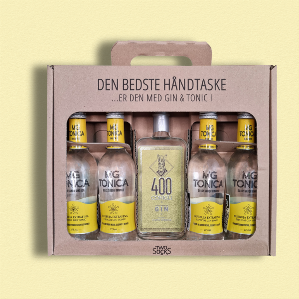 400 Conigli Lemon Verbena Gin Håndtaske med MG Tonica