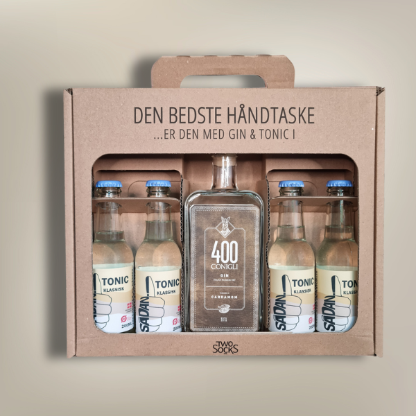 400 Conigli Cardamom Gin Håndtaske med Sådan! Klassisk Tonic