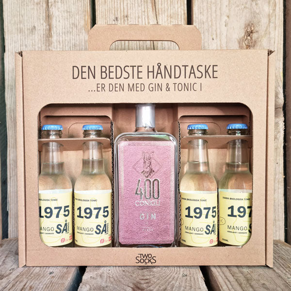 400 Conigli Peach Gin Håndtaske med SÅ 1975 Mango Tonic