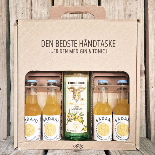 Cabraboc Mandarina Ginlikør Håndtaske med Sådan! Mandarin & Appelsin Tonic