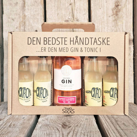 Capesthorne Raspberry & Blueberry Gin Håndtaske med Sådan! Citron Tonic