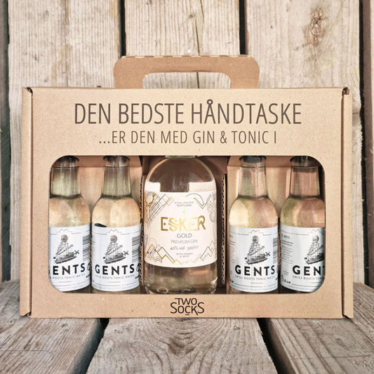 Esker Gold Gin Håndtaske med Gents Tonic