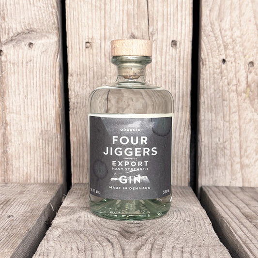 Four Jiggers Export Gin 500 ml. inkl. 6 Tonics