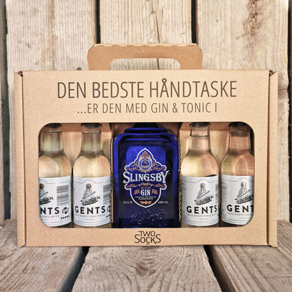 Slingsby Dry Gin Håndtaske med Gents Tonic