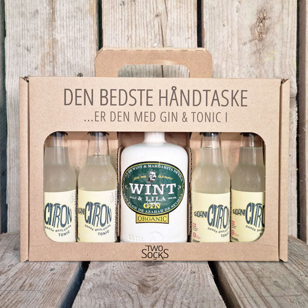 Wint & Lila Dry Gin Håndtaske med Sådan! Citron Tonic