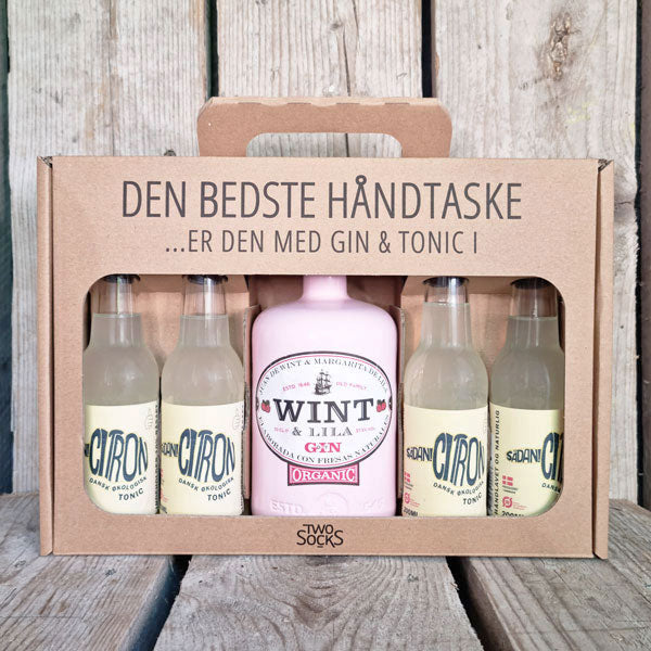 Wint & Lila Strawberry Gin Håndtaske med Sådan! Citron Tonic