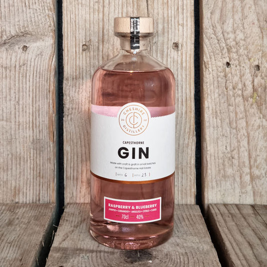 Capesthorne Raspberry Blueberry Gin