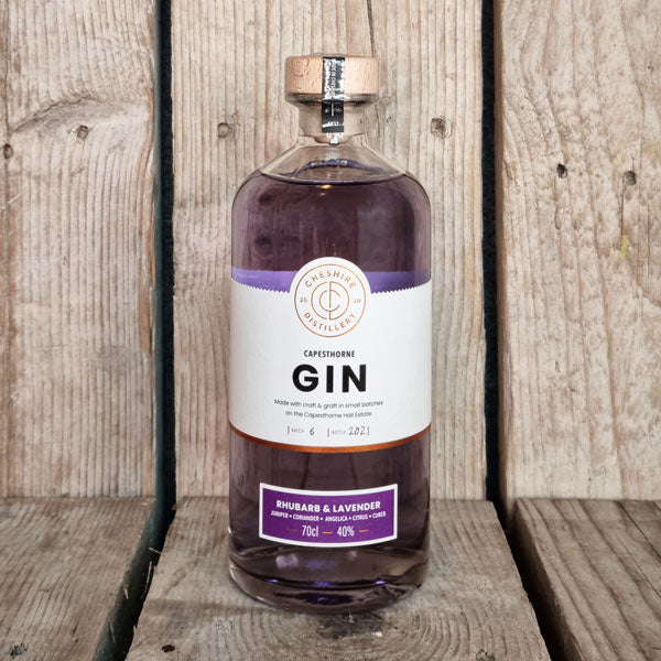 Capesthorne Rhubarb Lavender Gin